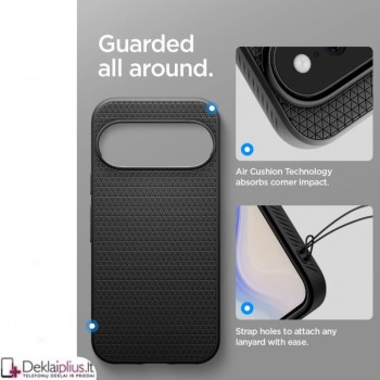 Spigen Liquid Air guminis dėklas - juodas (Google Pixel 11)